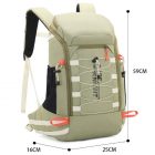 l rainproof camping backpack for hiking and travel