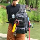 fishing tools backpack for men waterproof