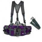 waterproof waist bag with double shoulder strap for outdoor activities